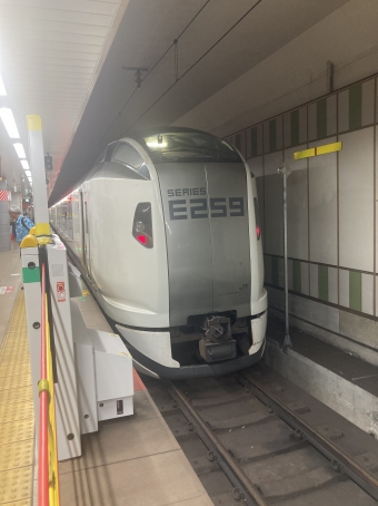 横浜駅から成田空港駅の乗車記録(乗りつぶし)写真