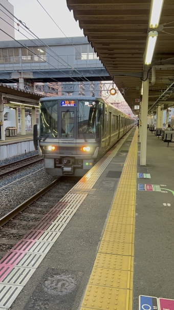 芦屋駅から姫路駅の乗車記録(乗りつぶし)写真