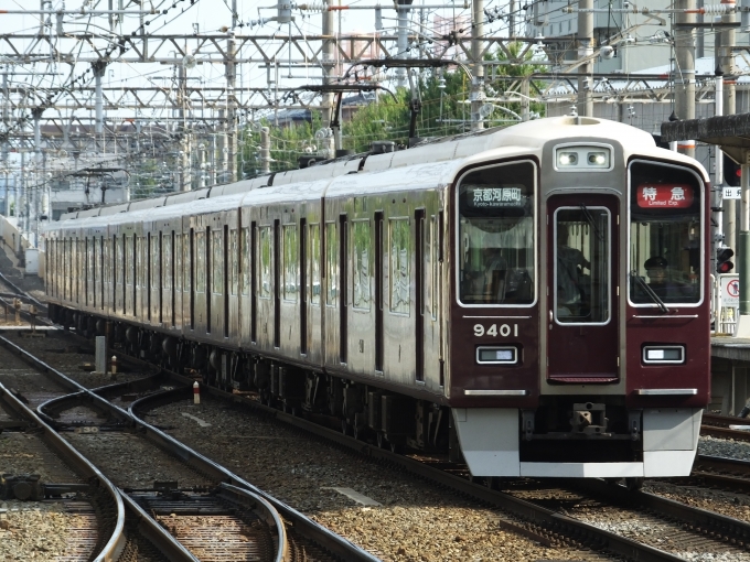 鉄道フォト・写真：阪急電鉄 阪急9300系電車 9401 桂駅 鉄道フォト・写真 by 近鉄好きさん - 撮影日 2024/07/06 16:16