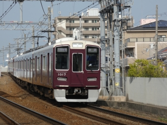 阪急電鉄 阪急1000形(Tc) 1017 鉄道フォト・写真 by 関西を拠点に活動する鉄道好きさん 武庫之荘駅：2023年04月21日07時ごろ