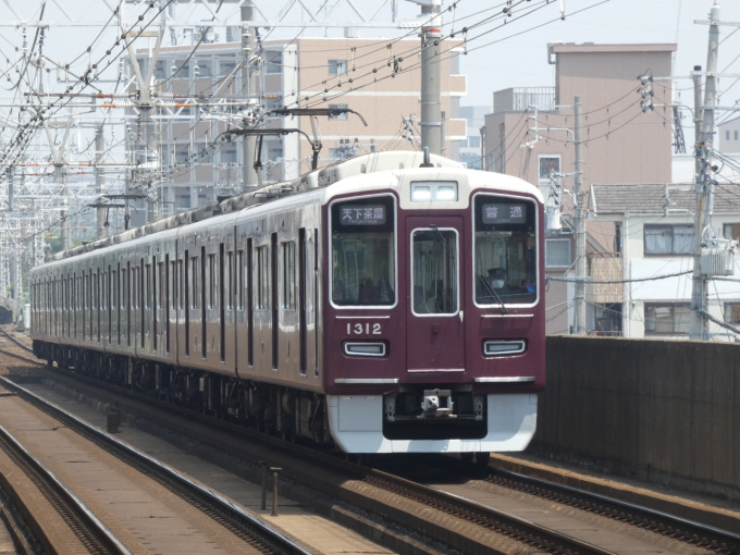 阪急1300系 1312F編成 (正雀車庫) 鉄道フォト | レイルラボ(RailLab)
