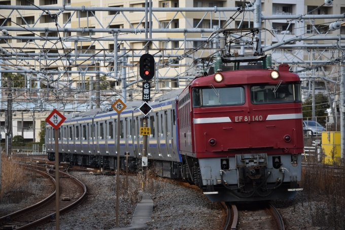 JR東日本 国鉄EF81形電気機関車 EF81-140 鉄道フォト・写真 by 湘南特快さん 大船駅 (JR)：2024年02月01日16時ごろ