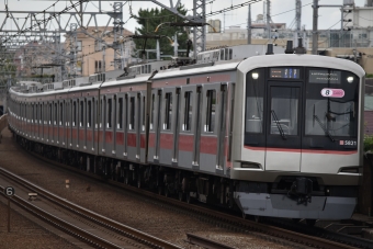 東急電鉄 東急クハ5800形 5821 鉄道フォト・写真 by 湘南特快さん 多摩川駅：2024年06月24日15時ごろ