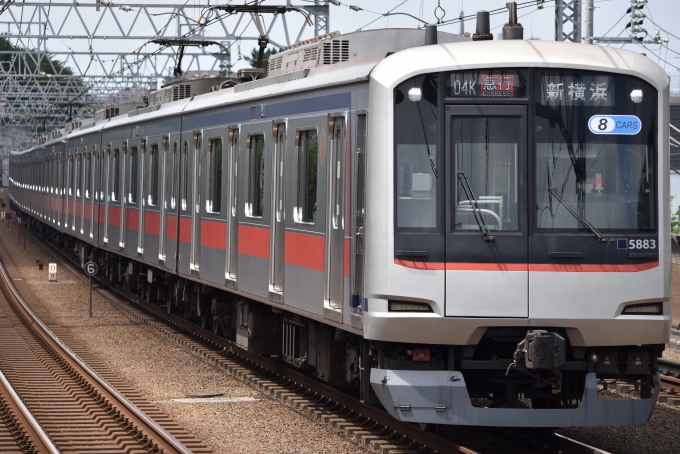 鉄道フォト・写真：東急電鉄 東急5000系電車 5883 多摩川駅 鉄道フォト・写真 by 湘南特快さん - 撮影日 2024/06/29 13:25