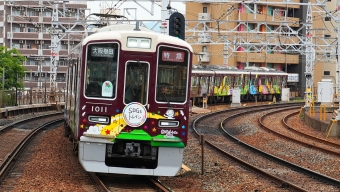 阪急電鉄 阪急1000形(Tc) 1011 鉄道フォト・写真 by あずきさん 中津駅 (大阪府|阪急)：2024年06月24日12時ごろ