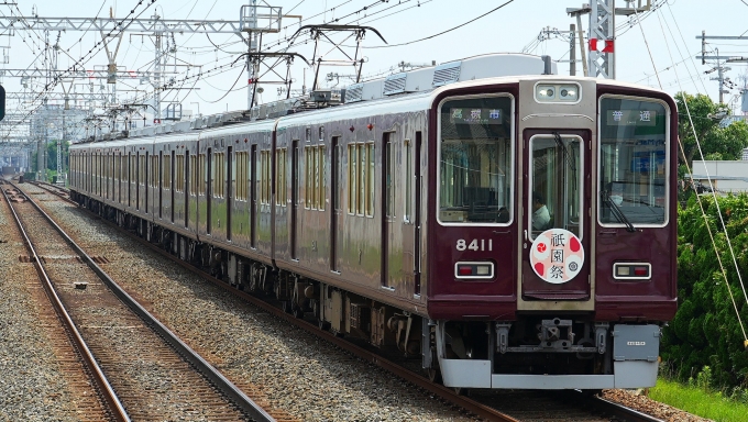 鉄道フォト・写真：阪急電鉄 阪急8300系電車 8411 総持寺駅 鉄道フォト・写真 by あずきさん - 撮影日 2024/07/03 13:10