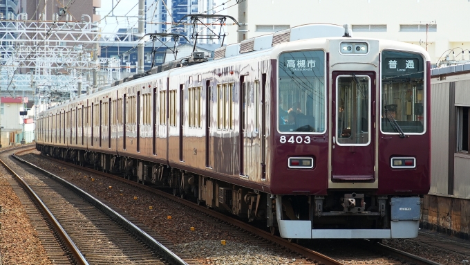 鉄道フォト・写真：阪急電鉄 阪急8300系電車 8403 上新庄駅 鉄道フォト・写真 by あずきさん - 撮影日 2024/07/03 14:34