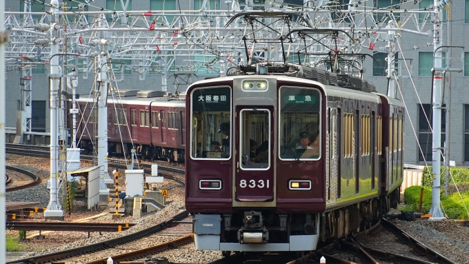 鉄道フォト・写真：阪急電鉄 阪急8300系電車 8331 大阪梅田駅 (阪急) 鉄道フォト・写真 by あずきさん - 撮影日 2024/07/03 15:28