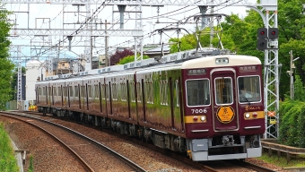 阪急電鉄 阪急7000形(Mc) 京とれいん 雅洛(特急) 7006 鉄道フォト・写真 by あずきさん 西向日駅：2024年07月13日10時ごろ