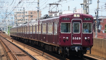 阪急電鉄 阪急3300系電車 3329 鉄道フォト・写真 by あずきさん 上新庄駅：2024年07月22日12時ごろ