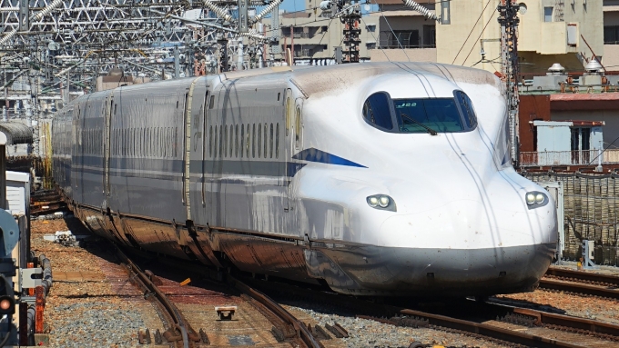 鉄道フォト・写真：JR東海 N700S新幹線電車 のぞみ 743-22 新大阪駅 (JR) 鉄道フォト・写真 by あずきさん - 撮影日 2024/07/26 14:13