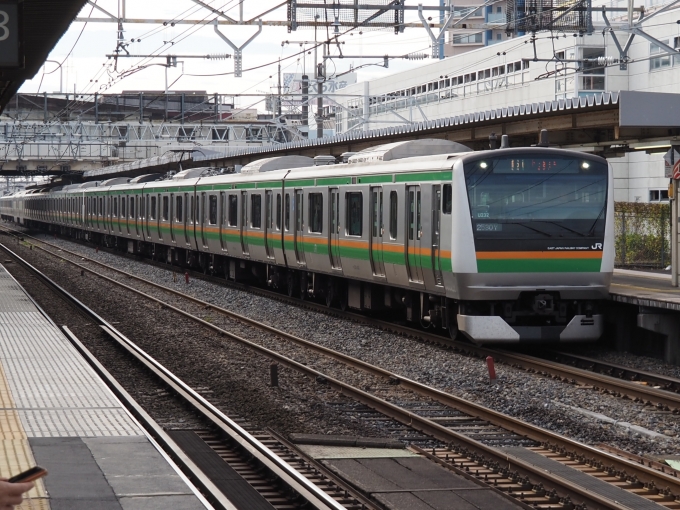 鉄道フォト・写真：JR東日本E233系電車 クハE233-3532 久喜駅 (JR) 鉄道フォト・写真 by starappleさん - 撮影日 2023/11/23 11:39