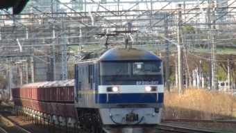 JR貨物 EF210形 桃太郎 EF210-347 鉄道フォト・写真 by ryutamaruさん 熱田駅：2024年02月24日17時ごろ