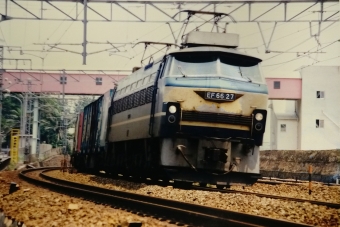 JR西日本 EF66 27 EF66 27 鉄道フォト・写真 by Animal Crossing Chachaさん 須磨駅：1992年01月01日15時ごろ