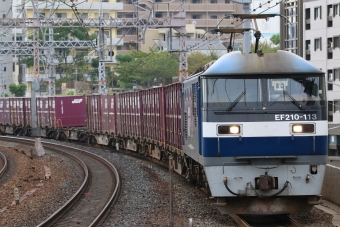 JR貨物 EF210形 EF210-113 鉄道フォト・写真 by KIDさん 元町駅 (兵庫県|JR)：2017年09月06日11時ごろ