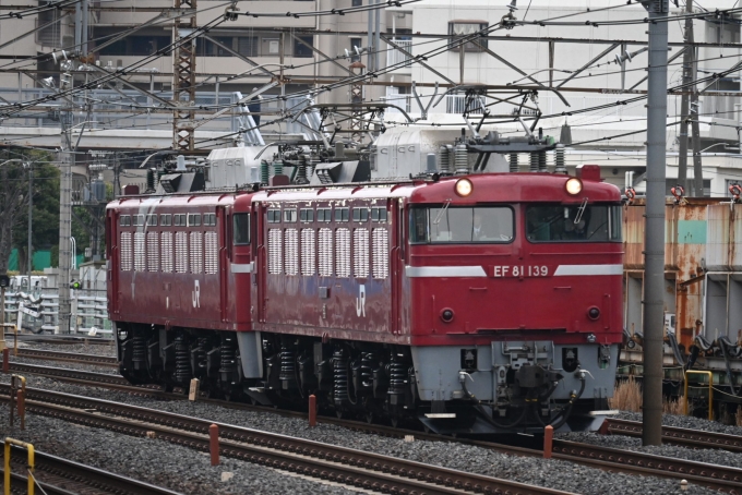 JR東日本 国鉄EF81形電気機関車 EF81-139 鉄道フォト・写真 by 無二似さん 蕨駅：2024年03月24日16時ごろ