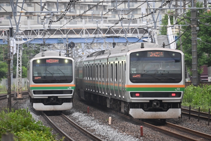 鉄道フォト・写真：JR東日本E231系電車 クハE230-8087 保土ケ谷駅 鉄道フォト・写真 by 無二似さん - 撮影日 2024/06/29 08:14