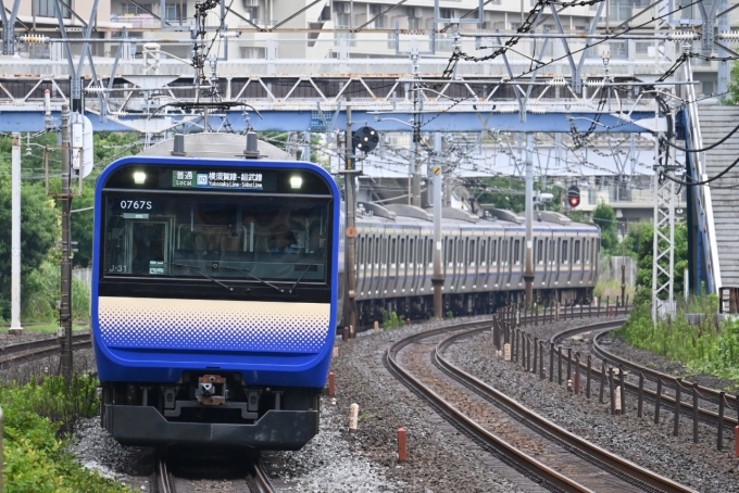 鉄道フォト・写真：JR東日本E235系電車 クハE234-1131 保土ケ谷駅 鉄道フォト・写真 by 無二似さん - 撮影日 2024/06/29 08:48