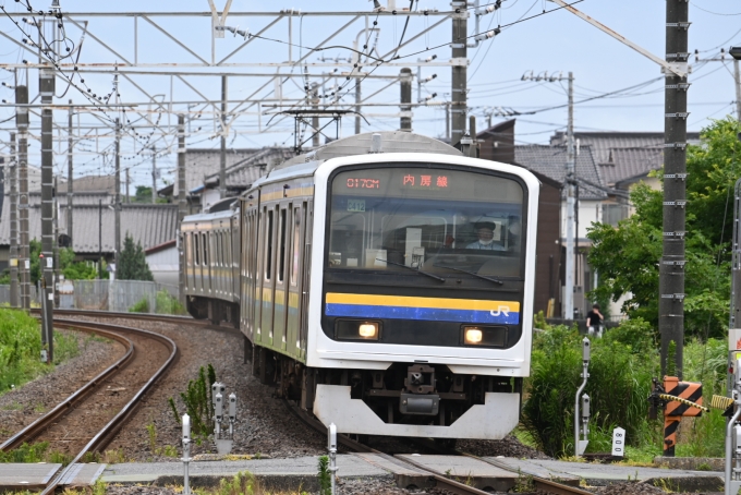 鉄道フォト・写真：JR東日本209系電車 クハ208-2136 五井駅 (JR) 鉄道フォト・写真 by 無二似さん - 撮影日 2024/06/30 15:57