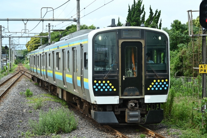 鉄道フォト・写真：JR東日本E131系電車  クハE130-82 青堀駅 鉄道フォト・写真 by 無二似さん - 撮影日 2024/07/14 10:43