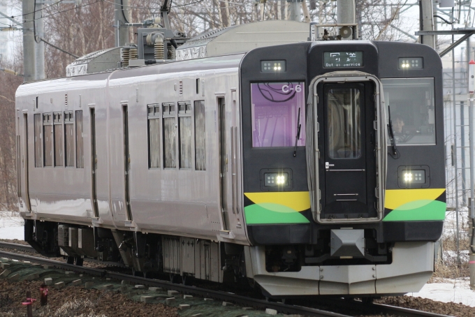 鉄道フォト・写真：JR北海道737系電車  クモハ737-8 平和駅 鉄道フォト・写真 by Okhotsk_283さん - 撮影日 2024/03/30 10:31