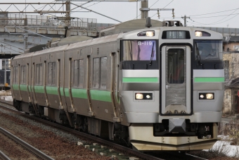 JR北海道733系電車 クハ733-119 鉄道フォト・写真 by Okhotsk_283さん 平和駅：2024年03月30日10時ごろ