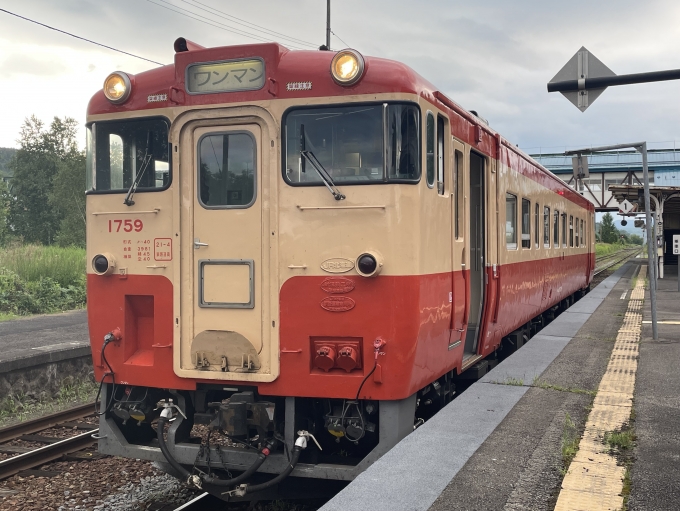 JR北海道 国鉄キハ40系気動車 キハ40 1759 芦別駅 鉄道フォト・写真 by