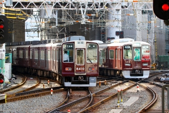 阪急電鉄 阪急8400形(Mc) 8410 鉄道フォト・写真 by BBsanさん 淡路駅：2021年11月03日11時ごろ