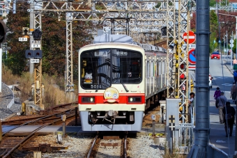 神戸電鉄5000形(Mc2) 5014 鉄道フォト・写真 by BBsanさん 鈴蘭台駅：2021年11月04日10時ごろ