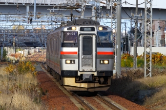 JR北海道 クハ731形(Tc') クハ731-103 鉄道フォト・写真 by BBsanさん 白石駅 (北海道|JR)：2021年11月12日09時ごろ