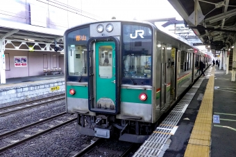 JR東日本 クモハ701形 クモハ701-1018 鉄道フォト・写真 by BBsanさん 福島駅 (福島県|JR)：2022年12月21日07時ごろ