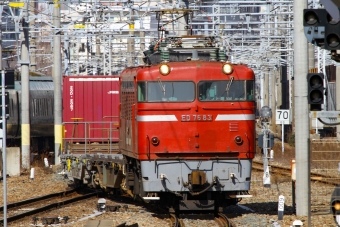 JR貨物 国鉄ED76形電気機関車 ED76-83 鉄道フォト・写真 by BBsanさん 博多駅 (JR)：2023年01月27日13時ごろ