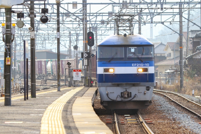 鉄道フォト・写真：JR貨物EF210形電気機関車 EF210-10 上郡駅 (JR) 鉄道フォト・写真 by BBsanさん - 撮影日 2023/03/04 07:56