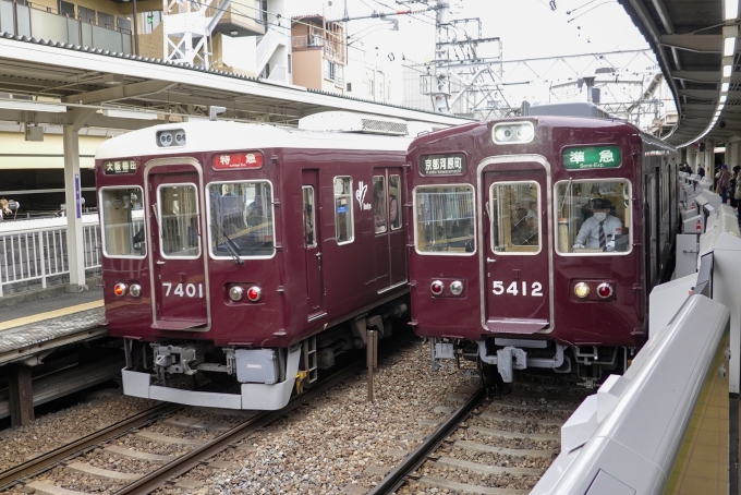 阪急電鉄 阪急5000系電車 5412 鉄道フォト・写真 by BBsanさん 十三駅：2023年04月14日16時ごろ