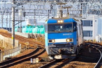 JR貨物 EH200形 EH200-3 鉄道フォト・写真 by BBsanさん 枇杷島駅 (JR)：2023年12月26日13時ごろ