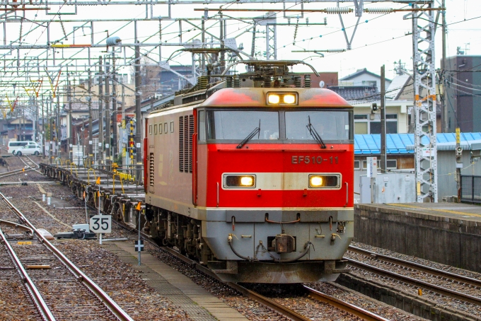 JR貨物 EF510形 EF510-11 鉄道フォト・写真 by BBsanさん 糸魚川駅 (JR)：2024年03月04日13時ごろ