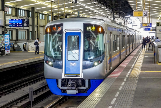 鉄道フォト・写真：西日本鉄道 西鉄3000形電車 3520 薬院駅 (西鉄) 鉄道フォト・写真 by BBsanさん - 撮影日 2024/07/12 11:54