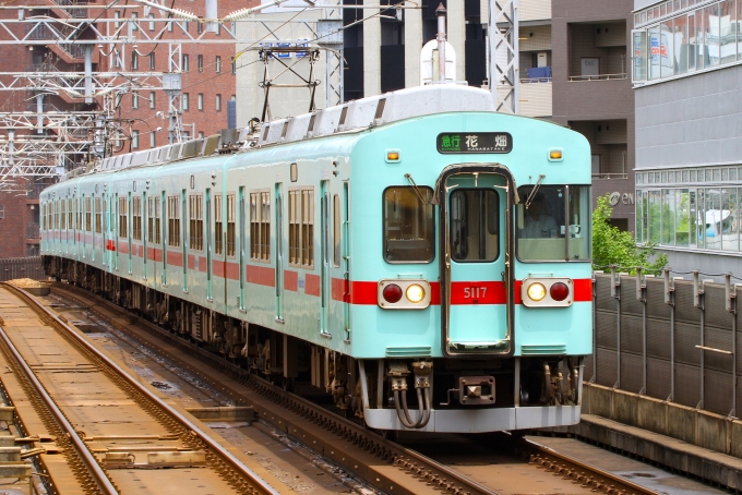 鉄道フォト・写真：西日本鉄道 西鉄5000形電車 5117 薬院駅 (西鉄) 鉄道フォト・写真 by BBsanさん - 撮影日 2024/07/12 12:09