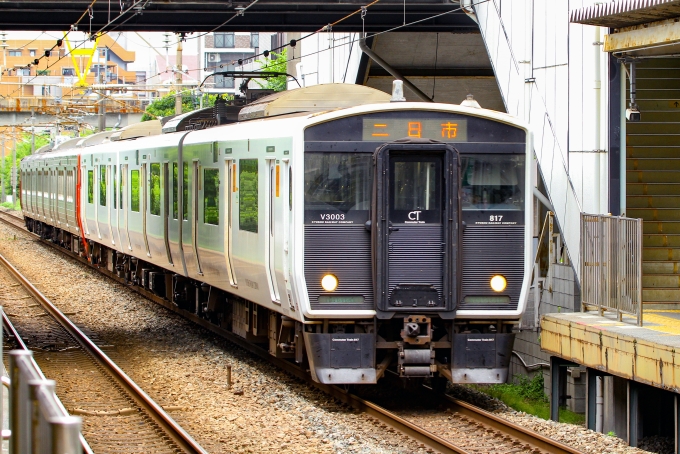 鉄道フォト・写真：JR九州817系電車 クハ816-3003 大野城駅 鉄道フォト・写真 by BBsanさん - 撮影日 2024/07/13 13:54