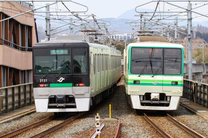 仙台市交通局 布製 行先方向幕 仙台市電 乗り物広告 看板 電車 鉄道