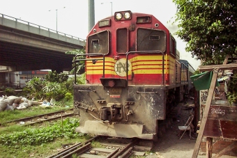 フィリピン国鉄 GE U6B 5009 鉄道フォト・写真 by BBsanさん ：2000年02月11日15時ごろ