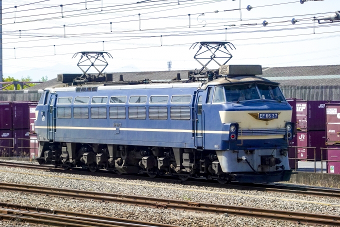 JR貨物 国鉄EF66形電気機関車 EF66-27 鉄道フォト・写真 by BBsanさん 新座駅：2021年04月15日13時ごろ