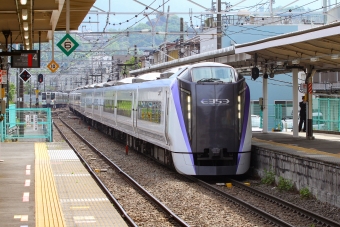 JR東日本 クハE352形 クハE352-13 鉄道フォト・写真 by BBsanさん 大月駅 (JR)：2021年05月15日08時ごろ