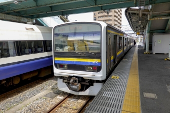 JR東日本 クハ208形 クハ208-2105 鉄道フォト・写真 by BBsanさん 銚子駅 (JR)：2021年06月02日12時ごろ