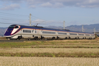 JR東日本 E311形(M1sc) つばさ(新幹線) E311-2004 鉄道フォト・写真 by キイロイトリさん 赤湯駅 (JR)：2021年11月20日10時ごろ