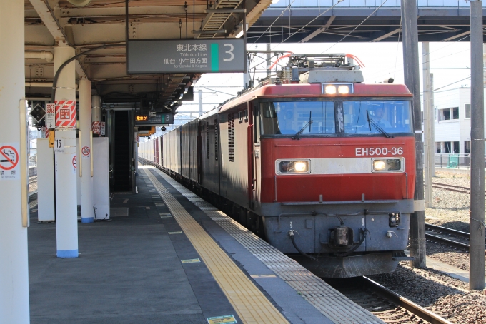 鉄道フォト・写真：JR貨物EH500形電気機関車 EH500-36 名取駅 (JR) 鉄道フォト・写真 by キイロイトリさん - 撮影日 2020/03/19 11:19