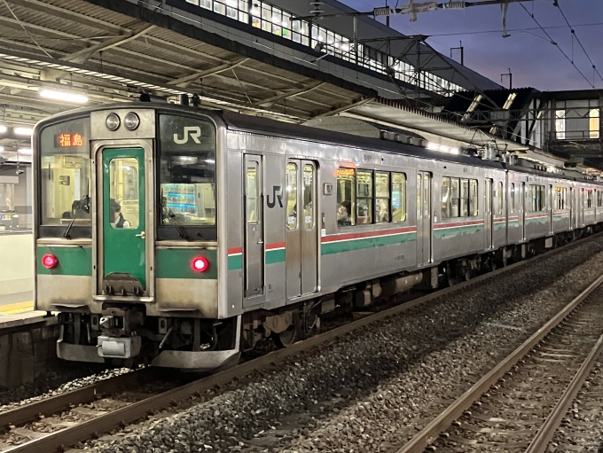 鉄道フォト・写真：JR東日本701系電車 クハ700-1028 郡山駅 (福島県) 鉄道フォト・写真 by Aoba_233さん - 撮影日 2024/07/21 19:26