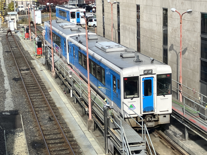 JR東日本キハ100・110系気動車 キハ1018 寒河江駅 鉄道フォト・写真 by shati_285RailLabさん レイルラボ