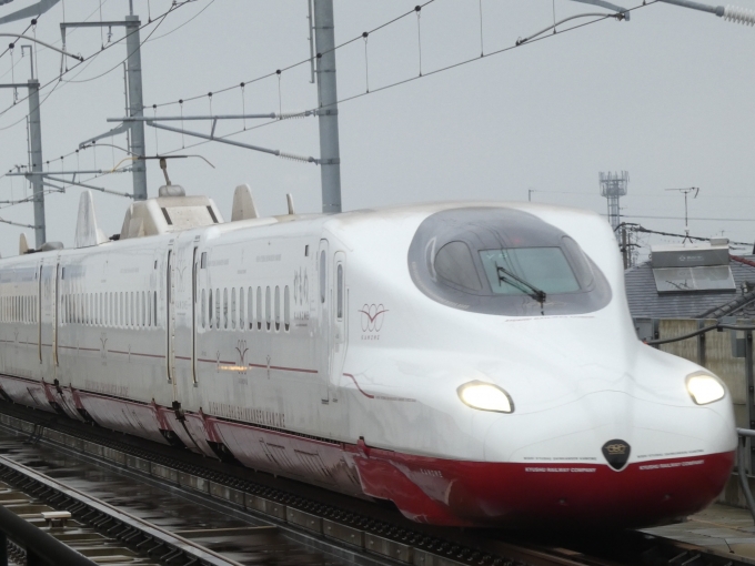 鉄道フォト・写真：JR九州 N700S新幹線電車 かもめ N700S-8000 新大村駅 鉄道フォト・写真 by やさもち01さん - 撮影日 2024/06/23 16:34