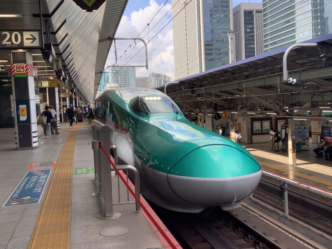 鉄道フォト・写真：JR東日本 E5系新幹線電車 はやぶさ E514-21 東京駅 (JR) 鉄道フォト・写真 by 東武線利用民さん - 撮影日 2024/08/07 08:41